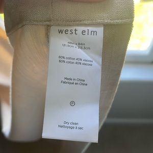 West Elm Curtains 48inx84in